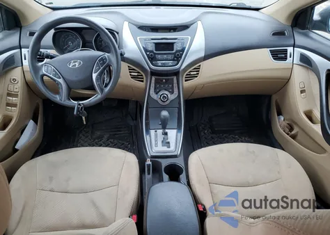 2013 Hyundai Elantra Gls from USA, damaged, VIN 5NPDH4AE6DH424254